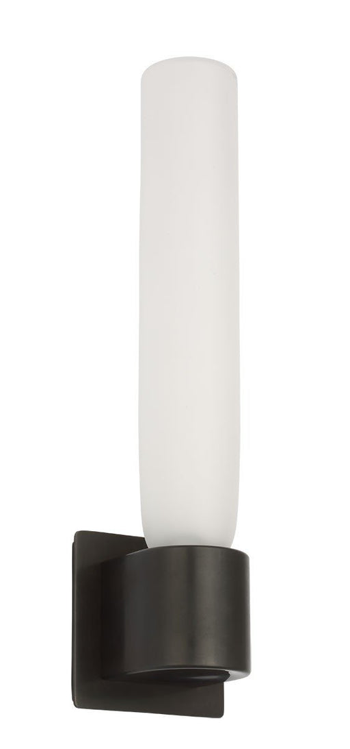 Volver Medium Single Wall Sconce in Clear Etched Bronze