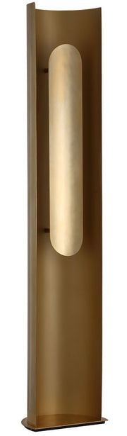 Shielded Medium Floor Lamp in Hand Rubbed Antique Brass