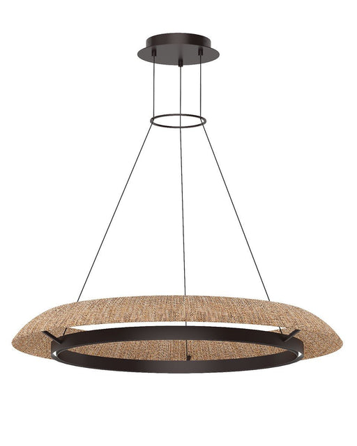 Noa Large Pendant in Natural Bronze