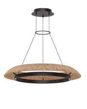 Noa Medium Pendant in Natural Bronze