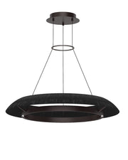 Noa Medium Pendant in Washed Black Bronze
