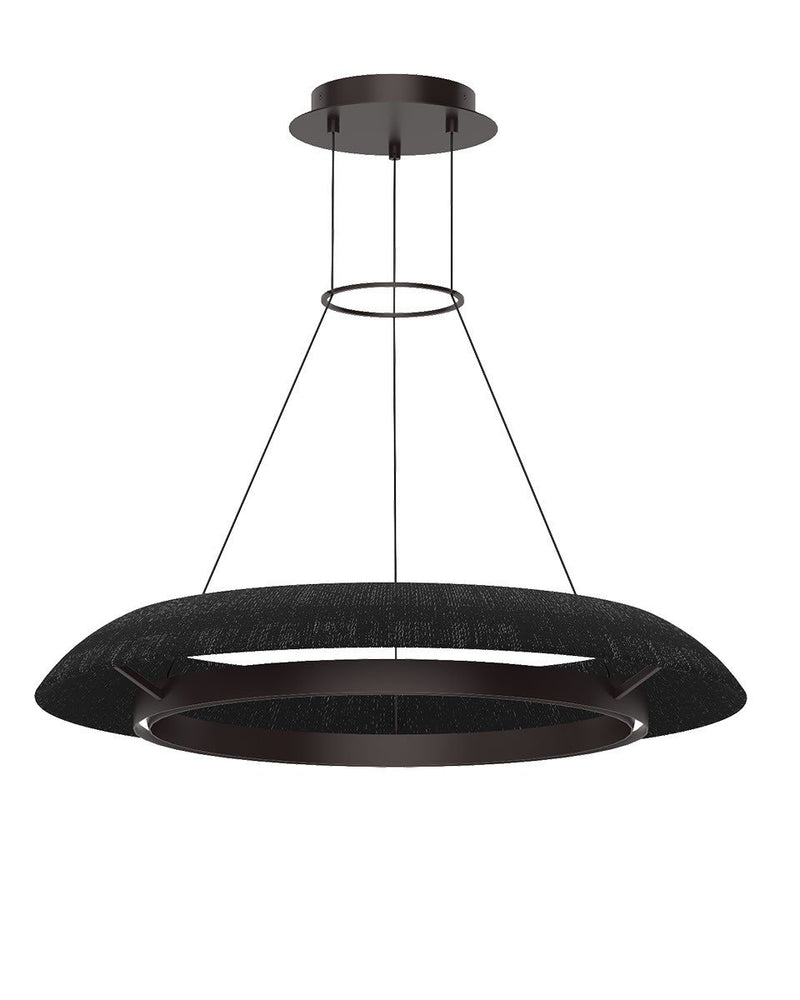Noa Medium Pendant in Washed Black Bronze