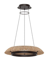 Noa Small Pendant in Natural Bronze