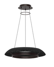 Noa Small Pendant in Washed Black Bronze