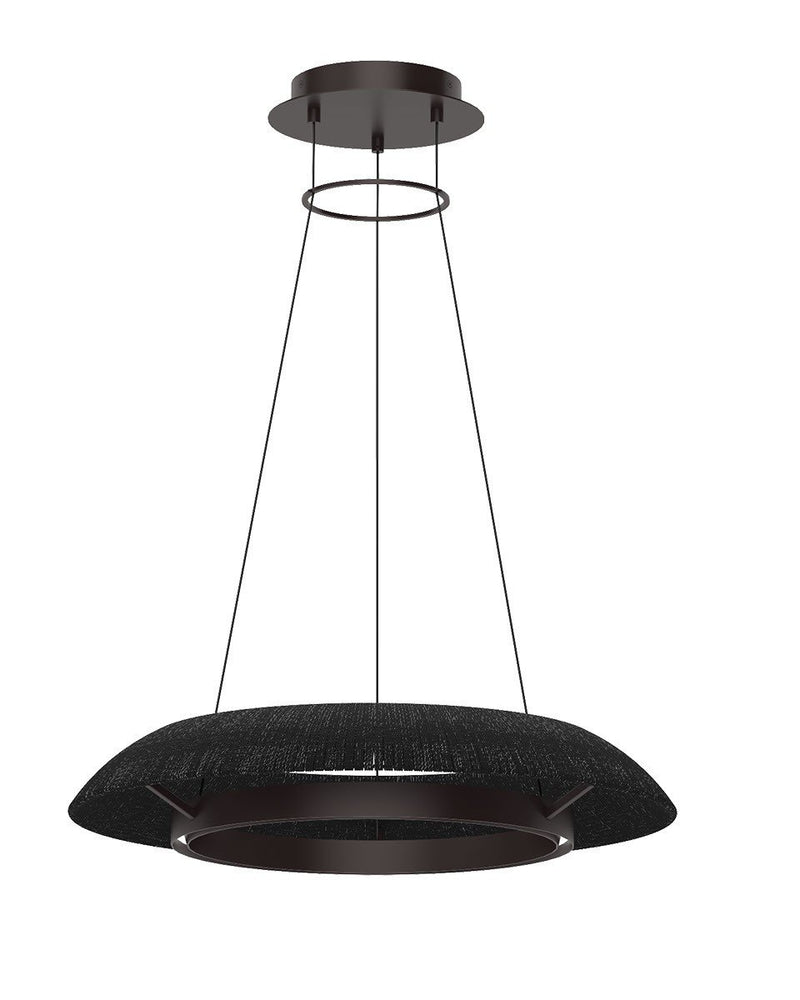 Noa Small Pendant in Washed Black Bronze
