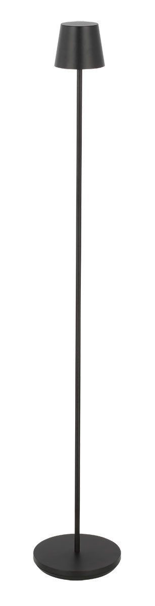 Nevis Medium Rechargeable Floor Lamp in Black