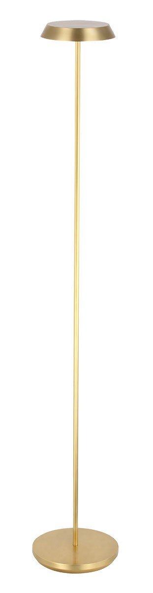 Tepa Medium Rechargeable Floor Lamp in Hand Rubbed Antique Brass
