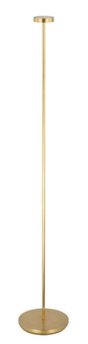 Moneta Medium Rechargeable Floor Lamp in Hand Rubbed Antique Brass