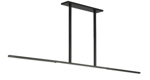 Cityscape X-Large 2-Light Linear Pendant in Clear Crystal Bronze