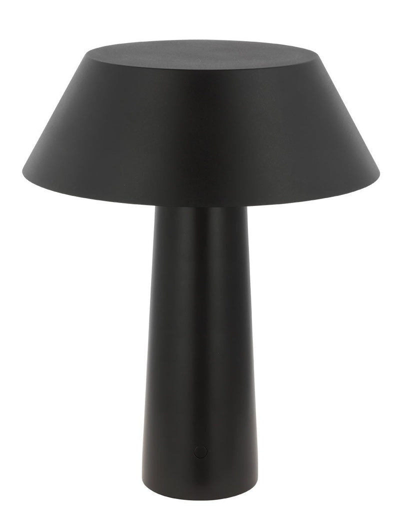 Sesa Accent Rechargeable Table Lamp in Black
