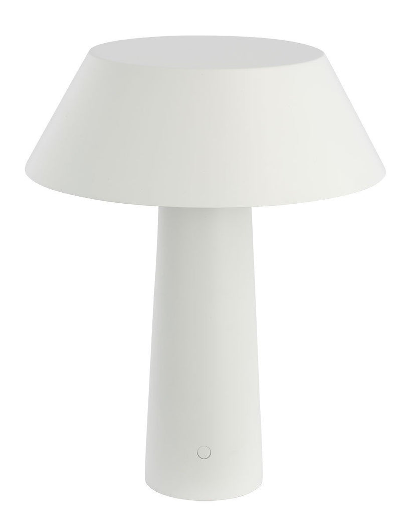 Sesa Accent Rechargeable Table Lamp in Matte White