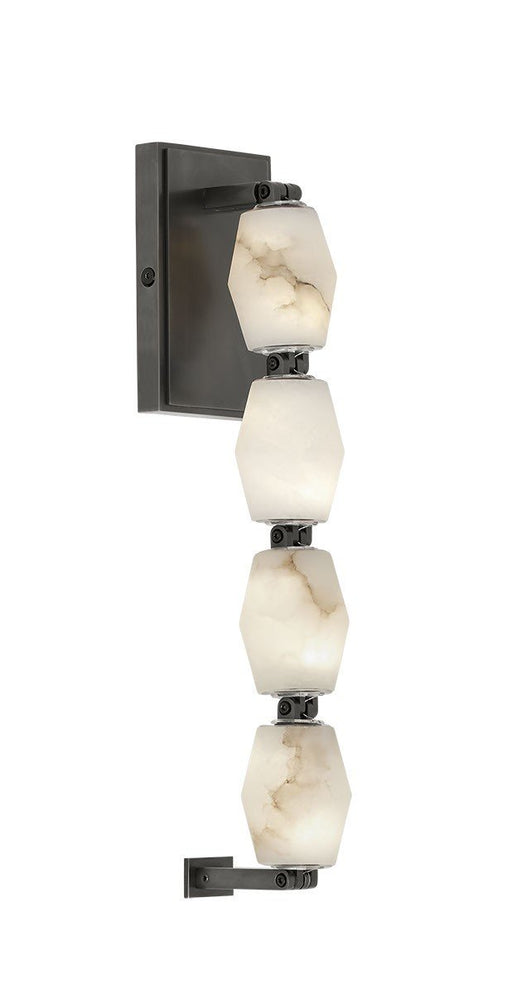 Collier Alabaster 15 Wall Sconce in Bronze