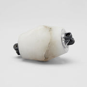 Collier Alabaster 132 Pendant in Bronze with Alabaster Glass