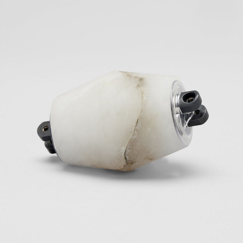Collier Alabaster 132 Pendant in Bronze with Alabaster Glass