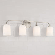 Lawson 4-Light Bath Vanity Light in Brushed Nickel