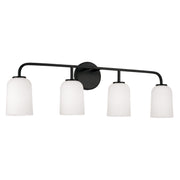 Lawson 4-Light Bath Vanity Light in Matte Black