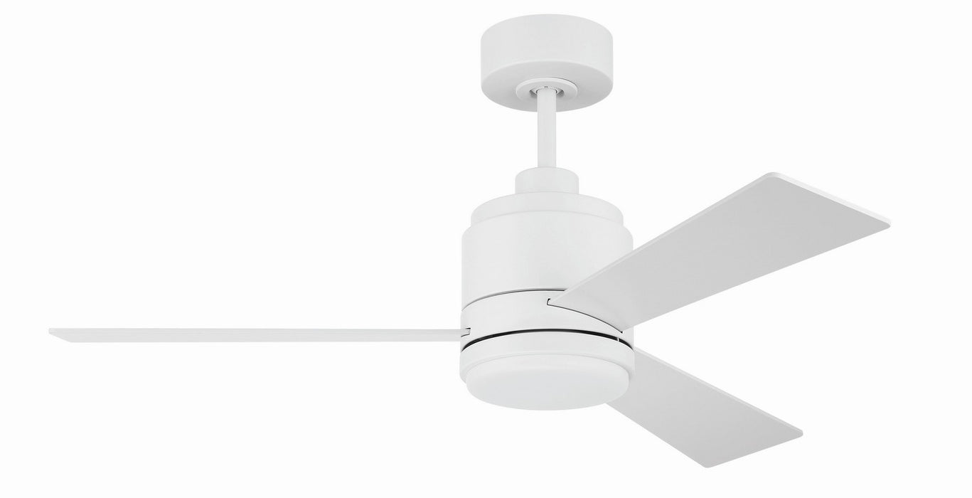 McCoy 3 Blade 42" Ceiling Fan in White - Lamps Expo