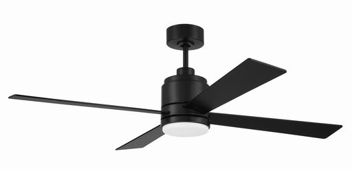 McCoy 4 Blade 52" Ceiling Fan in Flat Black - Lamps Expo