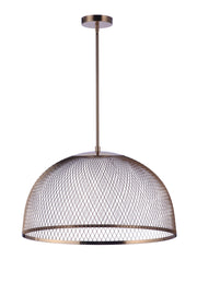 Sculptural Statement LED Pendant in Satin Brass - Lamps Expo