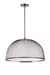 Sculptural Statement LED Pendant in Satin Brass - Lamps Expo