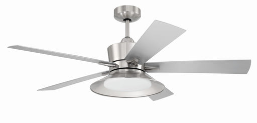 Topper 52" Ceiling Fan in Brushed Polished Nickel