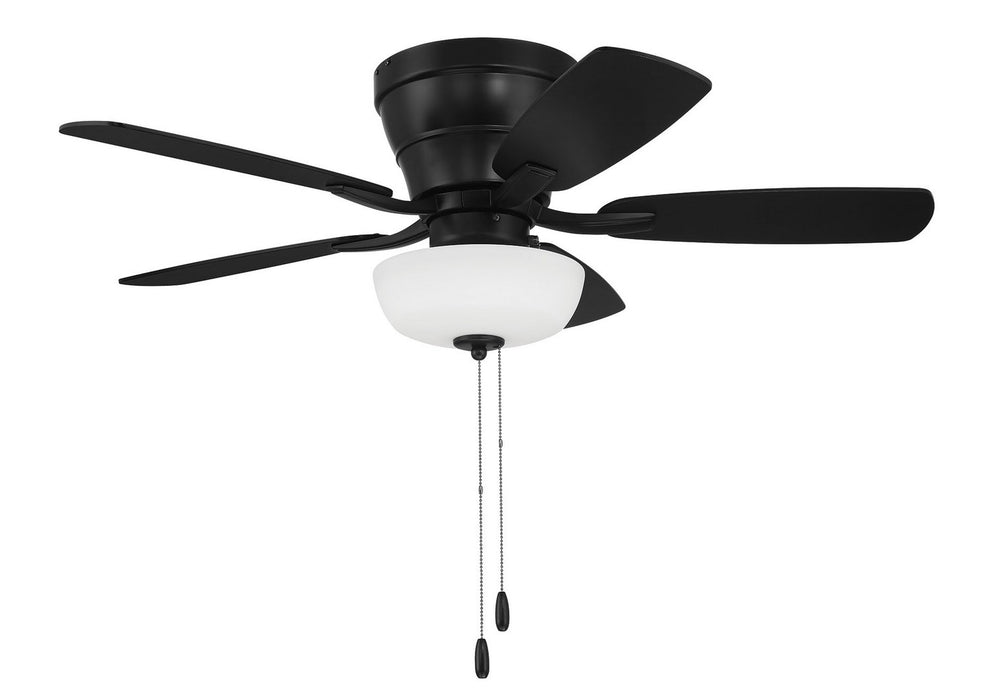 Wheeler 42 2-Light Bowl 42" Ceiling Fan in Flat Black