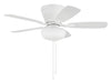 Wheeler 42 2-Light Bowl 42" Ceiling Fan in White