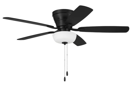 Wheeler 52 2-Light Bowl 52" Ceiling Fan in Flat Black