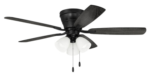 Wheeler 52 3-Light 52" Ceiling Fan in Flat Black