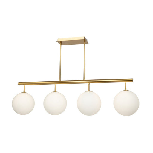 Aurelia 4-Light Linear Pendant in Brass