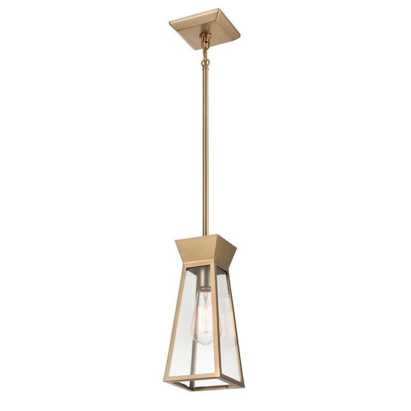 Lucian Mini Pendant in Brushed Brass