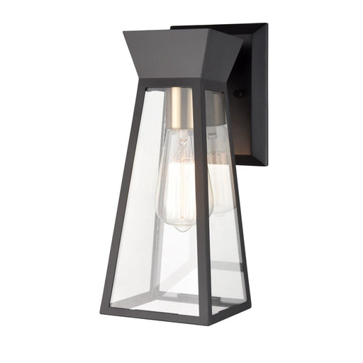 Lucian Wall Sconce in Black and Brushed Brass