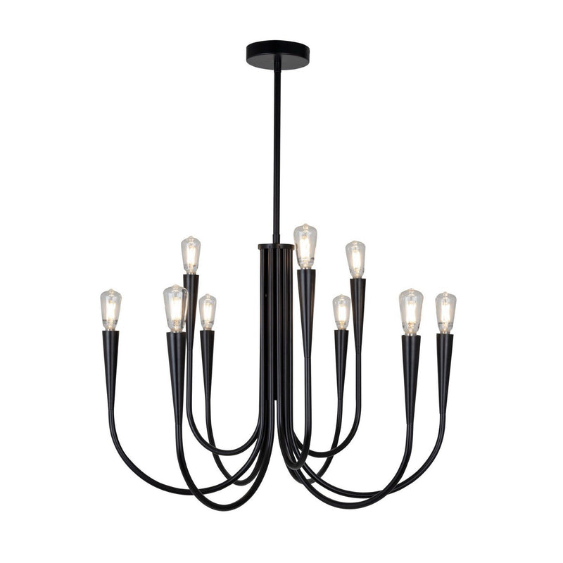 Bronte 9-Light Chandelier in Black