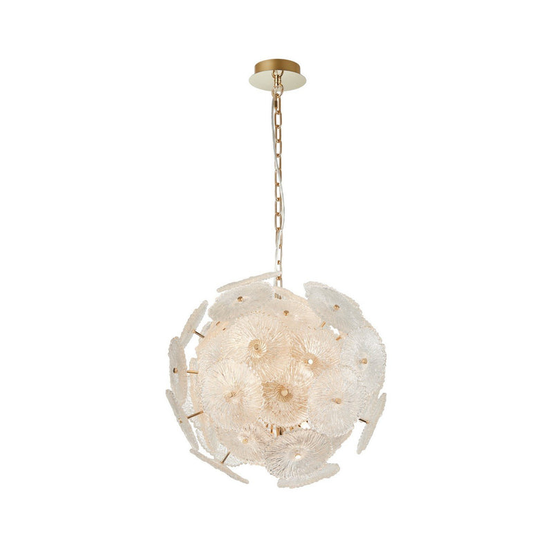 Bloom 18-Light Chandelier in Brass