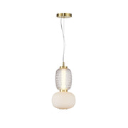Cyra LED Mini Pendant in Brass
