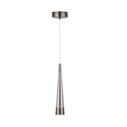 Sunnyvale LED Mini Pendant in Pearl Black and Smoke