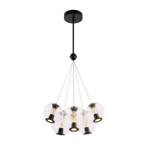 Arlo 6-Light LED Pendant in Black