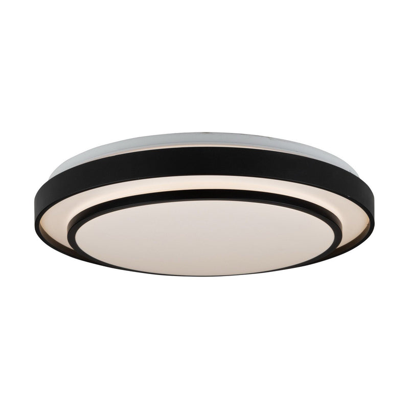 Aziza 19" LED Flush Mount in Black