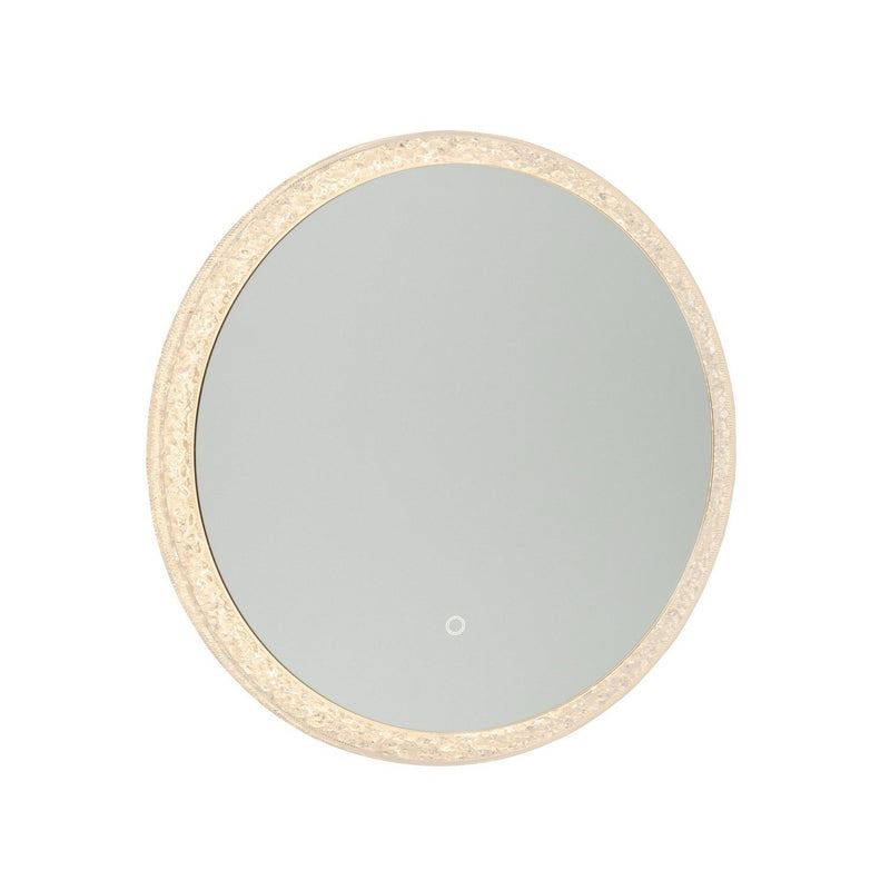 Reflections 23.6" Round LED Lighted Mirror AM358 in Clear