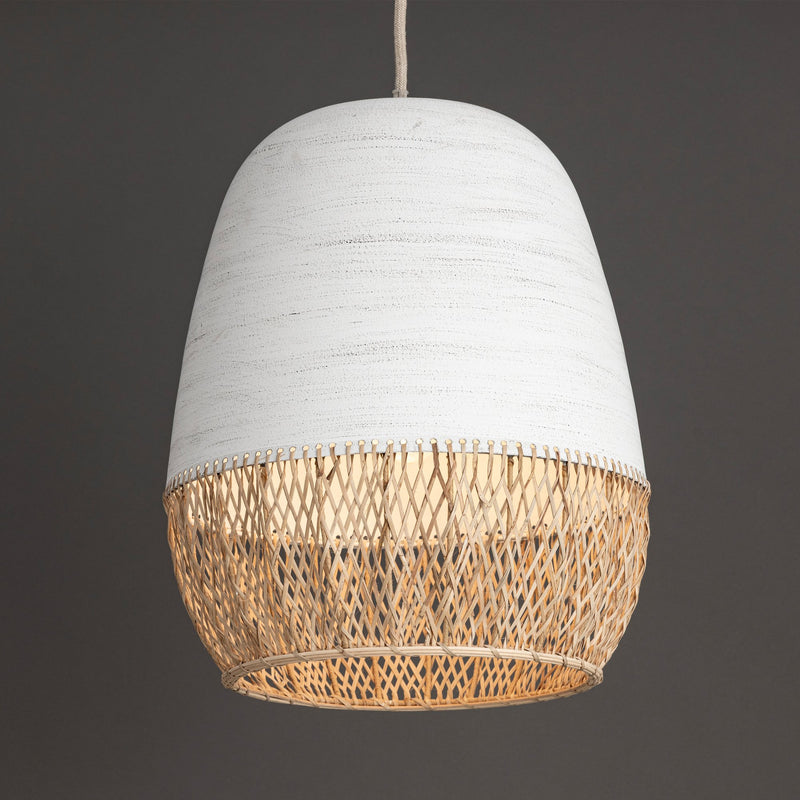 Tamba 16" Pendant in Ivory