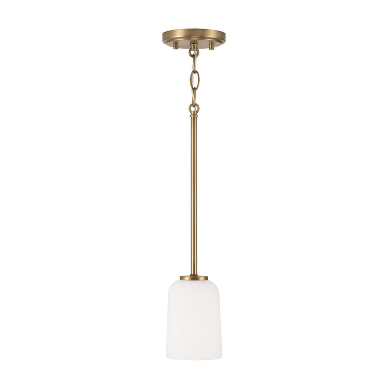 348812AD-542 - Lawson 1-Light Pendant in Aged Brass by Capital Lighting