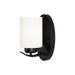 Dixon One Light Wall Sconce in Matte Black