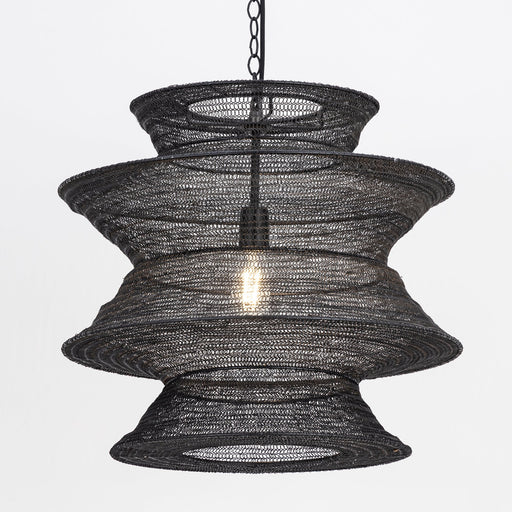 Krabi Large Pendant in Black