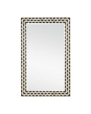 1000-0146 - Macy Mirror in Natural & Brass by Currey and Company