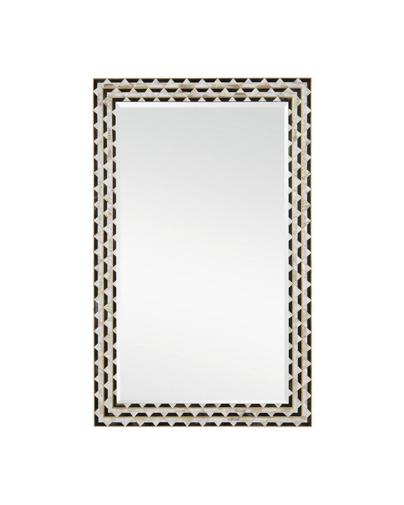 Macy Mirror in Natural & Brass - Lamps Expo