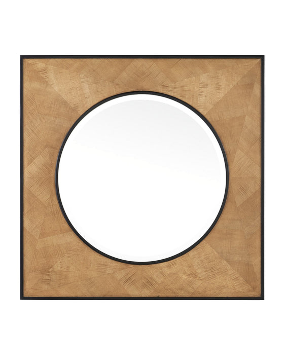 1000-0147 - Kallista Mirror in Taupe & Black by Currey and Company