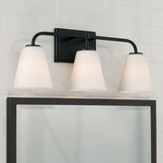 Brody 3-Light Bath Vanity Light in Matte Black