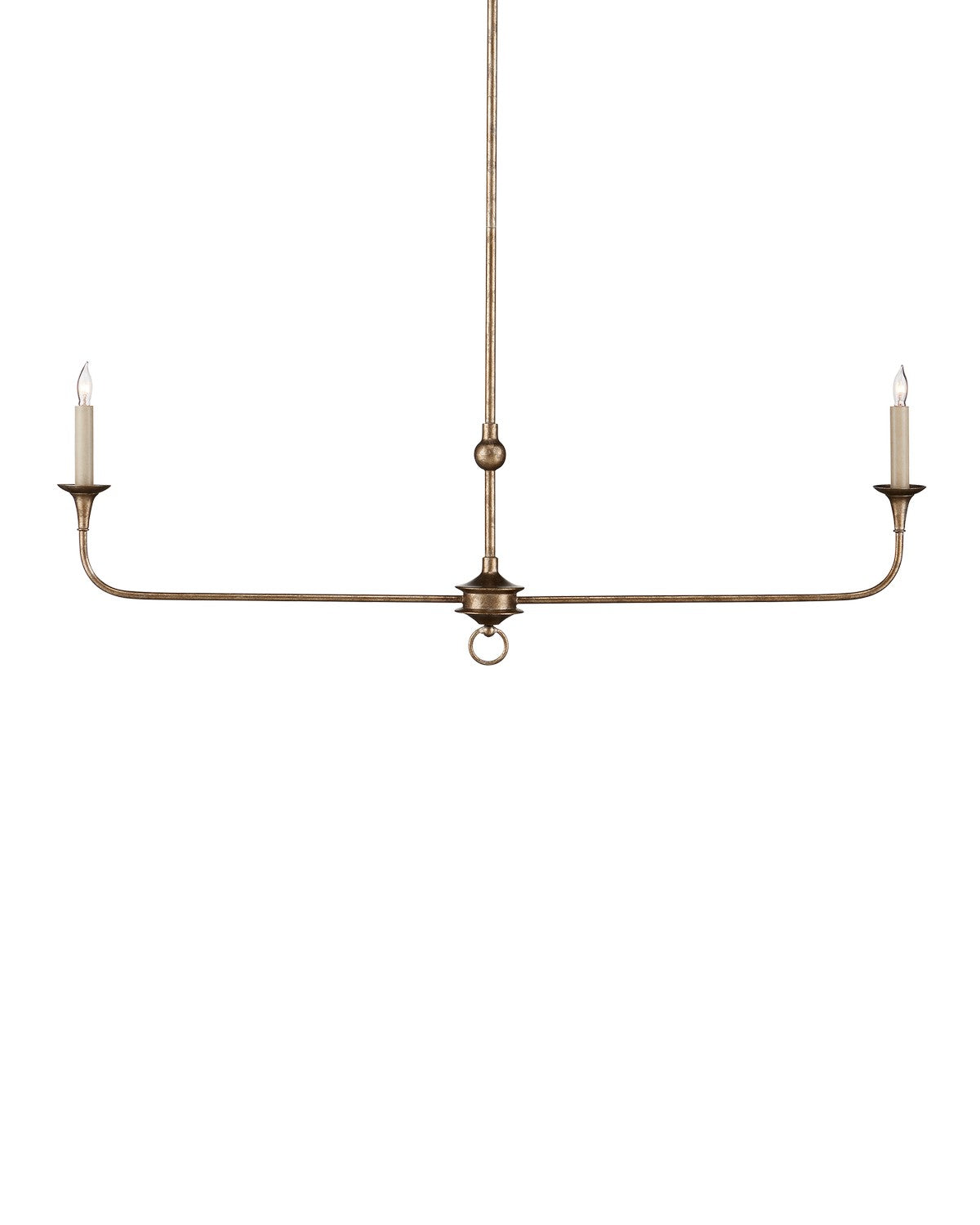Nottaway Two Light Chandelier in Pyrite Bronze