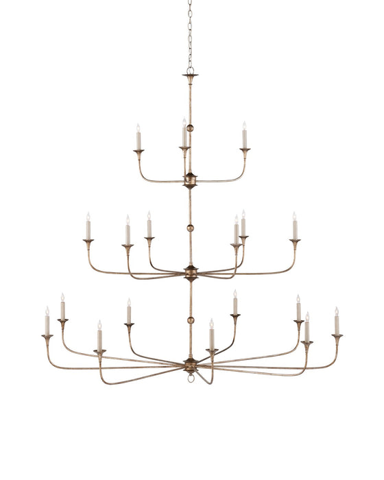 Nottaway 18-Light Chandelier in Pyrite Bronze - Lamps Expo