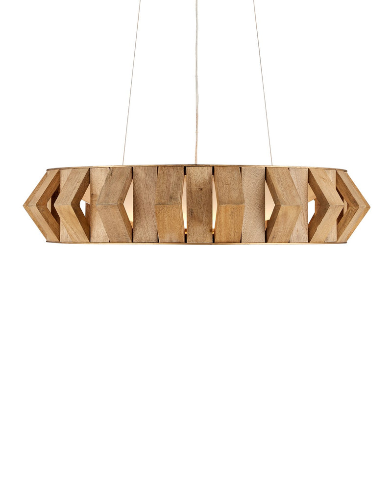 Plunge 1-Light Chandelier in Toffee & Brass & White - Lamps Expo